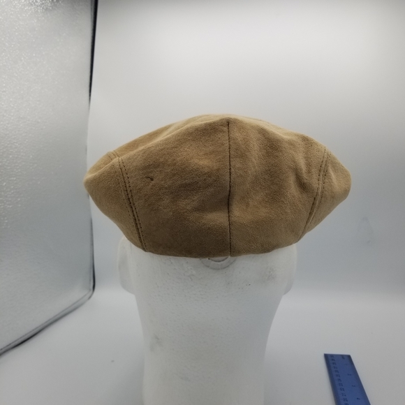 Eddie bauer suede newsboy cap in tan - Picture 10 of 10
